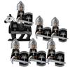 MOC Medieval Lion King Castle Knight Building Blocks Figure Accessories War Horse Cavalry Warrior Crusaders Toy Gift Bricks N029