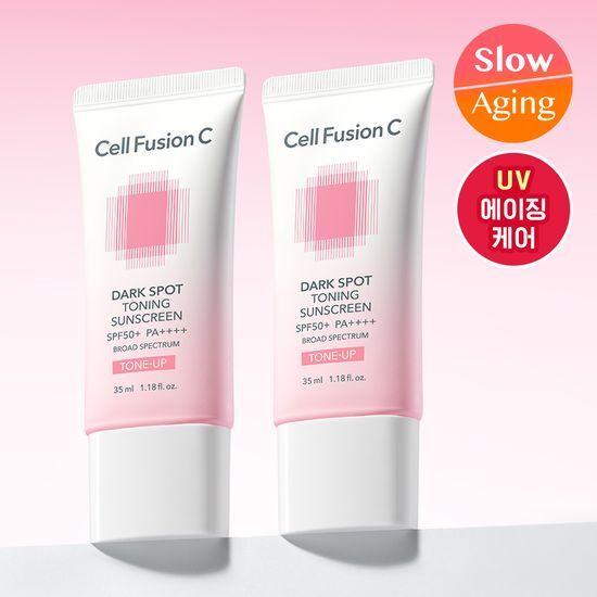 Cell Fusion C Blemish Toning Sunscreen 35ml Double Plan (UV Aging Care)