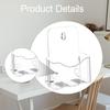 Acrylic Brochure Holder Clear Display Stand Magazines Table Countertop Desk or Wall Mount Organizer