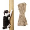 Kratzseil für Katzen DIY Natürliches Sisalseil Spielzeug Katzenpfote Kralle Möbel Schutz Katze Baum Turm Klettergerüst Befestigungsseil