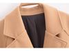 2024 Autumn Women's European & American Style Belted Long Coat
