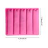 Bookmark Mould Rectangle Silicone Mold Making Epoxy Resin Jewelry Art Craft Hanging Hole Tool for Craft Making 5 In 1