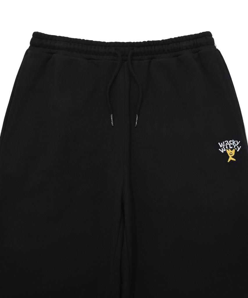WACKY WILLY Basic Sweat Jogger Pants Black
