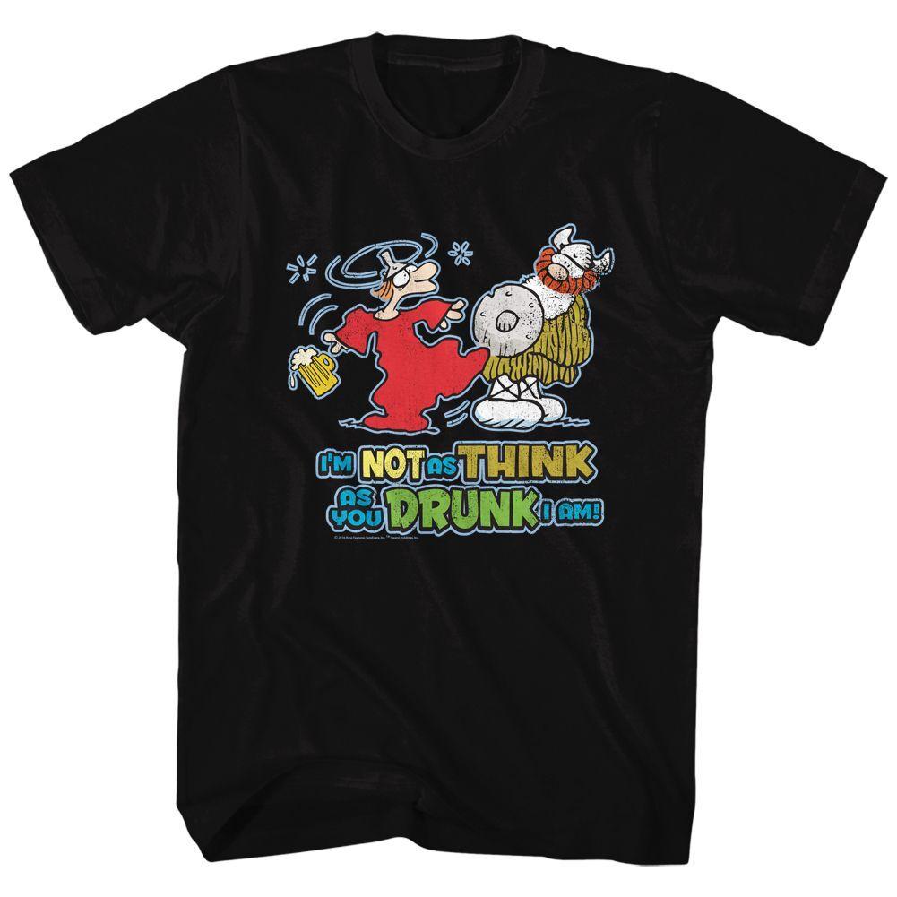 Hagar The Horrible Im Not As Think Short Sleeve Adult T-shirt XXXXL