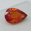 8.20 Ct Natural Ceylon SAPPHIRE Pear Shape Orange Color CERTIFIED Loose Gemstone