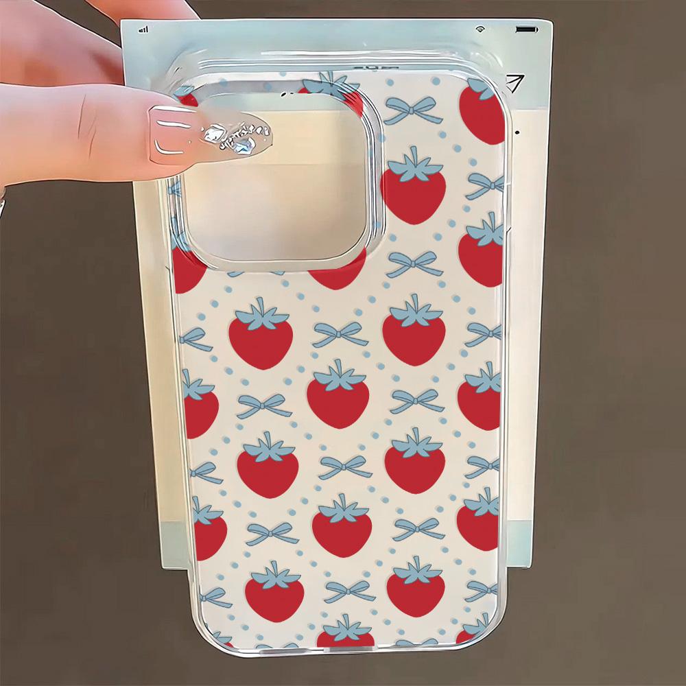 Painted Phone Case for iPhone 12 13 15 16 iPhone 16 12 13 14 15 Pro  14 15 16 Pro Max Coverage Shockproof Anti-Fingerprint Fresh Style Protective Case