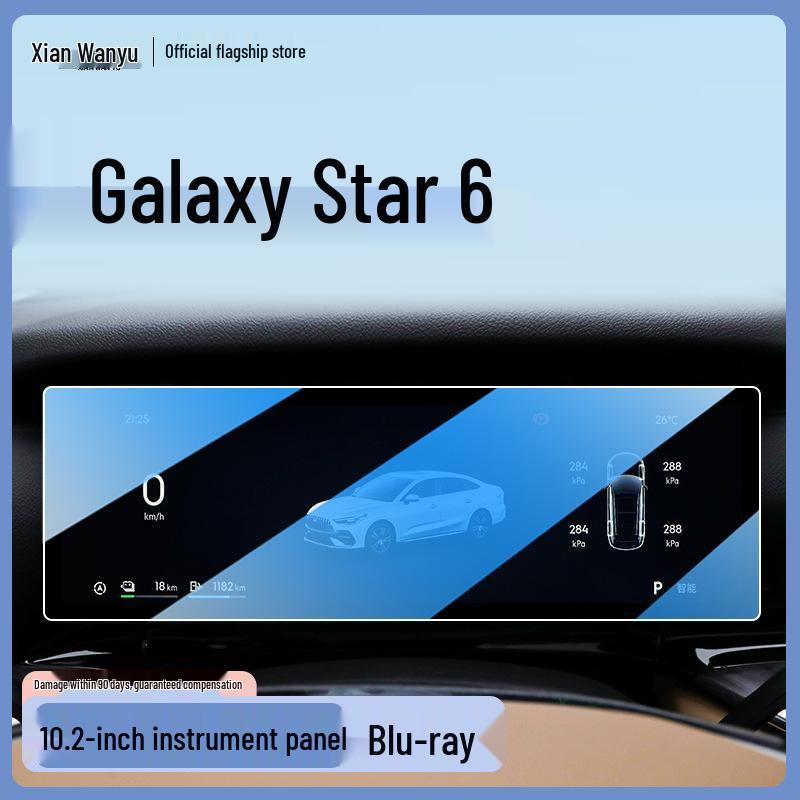 Geely Galaxy Starbright 6 Screen Protector: Central Control Navigation Film for Car Interior Decor