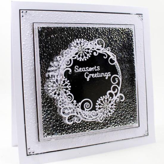 Troquel de Corte de Metal Marco de Flores Scrapbooking Repujado Plantilla Molde para Manualidades de Papel