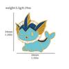 Anime Pokémon Emaille-Anstecker für Rucksäcke Niedliche Pikachu Gengar Glurak Broschen Metall Emaille Abzeichen Pins Pokemon Sammlung Geschenk