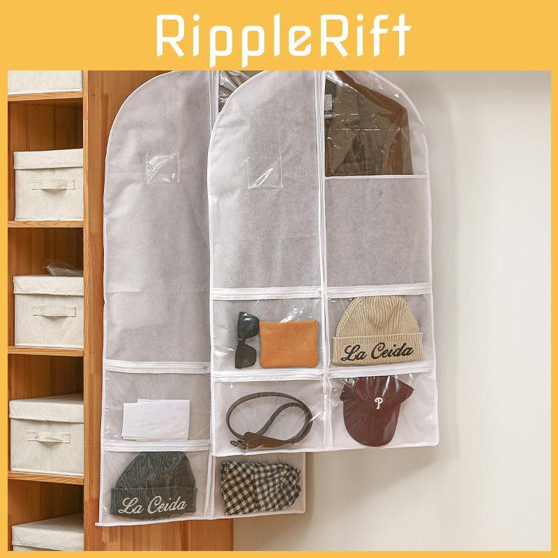 Modern Simple Large Clothes Dust Cover With Waterproof Fabric For Home Storage