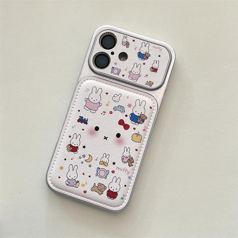 

Cartoon Miffy iPhone 15/14 ProMax Anti-Fall Case iPhone 17