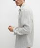 Masimodutti 100% Linen Regular Fit Striped Shirt
