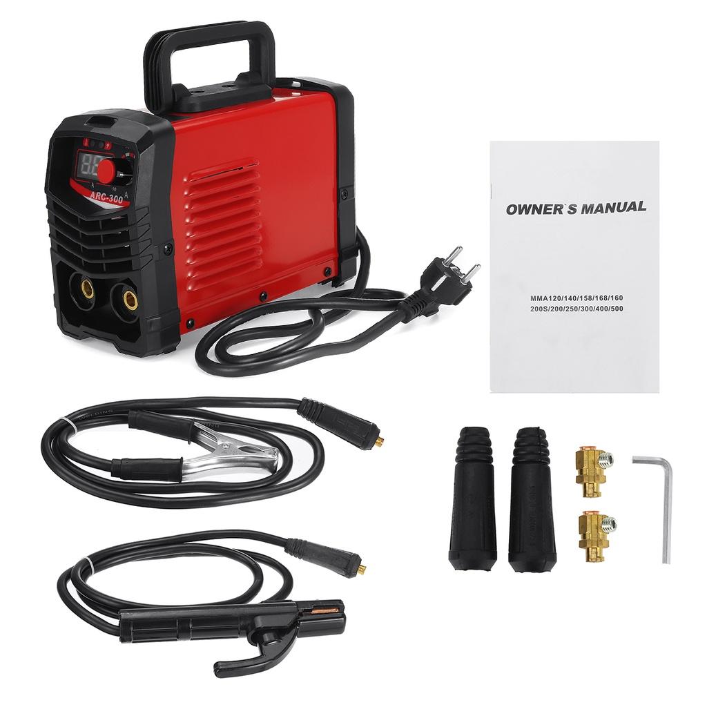 

Портативный инверторный сварочный аппарат для дуговой сварки, полуавтоматический сварочный аппарат 220 В, 300 А, электрическая точечная сварка, полуавтоматический для сварочных работ