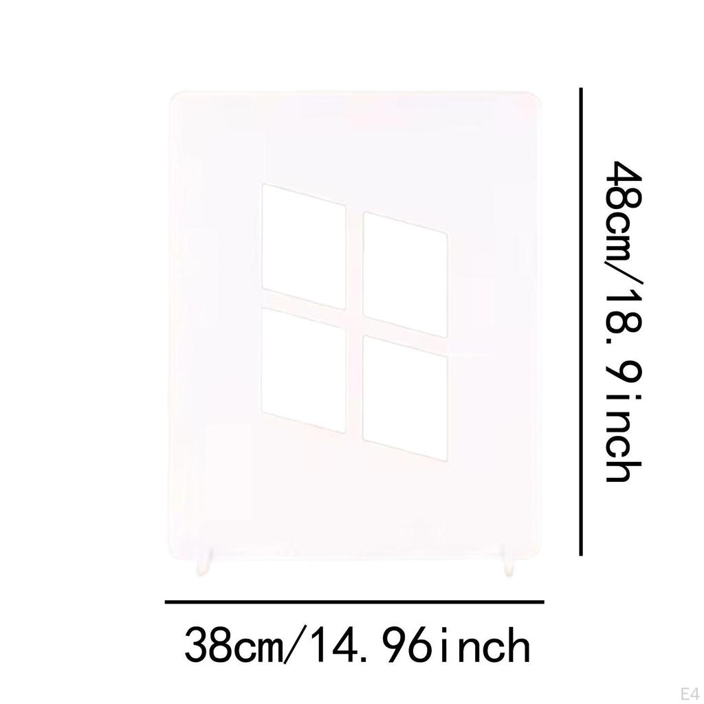 3Pcs Light and Shadow Boards Sturdy Multifunctional Easy To Use Accessories PVC for Food Make Up