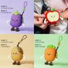 Cute Cartoon Vegetable Silicone Coin Purse With Keychain For Kids And Daily Use