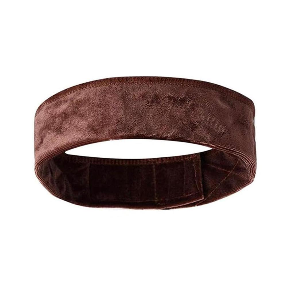 Adjustable Velvet Wig-Fixing Headband with Velcro Closure - In Stock