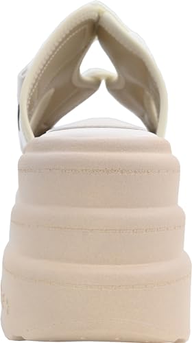 Yosuke Women's Ivory Wedge Sandals, Size 24.5cm (2710037)