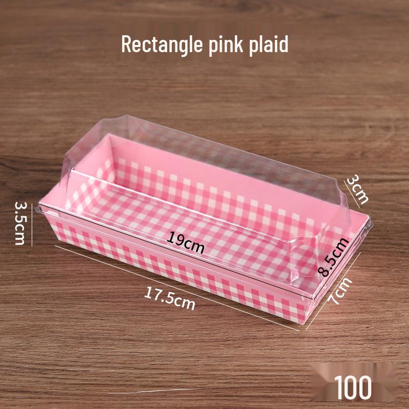 Rousong Xiaobei Pastry Box: Oil-Proof Takeout Container for Desserts, Snow Mei Niang, Puffs, and Cake Rolls.