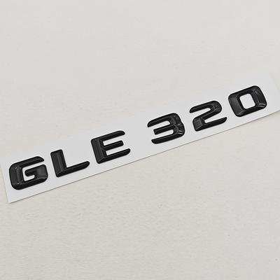 3D ABS Car Letters Logo GLE320 GLE350 Rear Trunk Badge Sticker Emblem For Mercedes Benz GLE Class GLE 320 GLE 350 Accessories