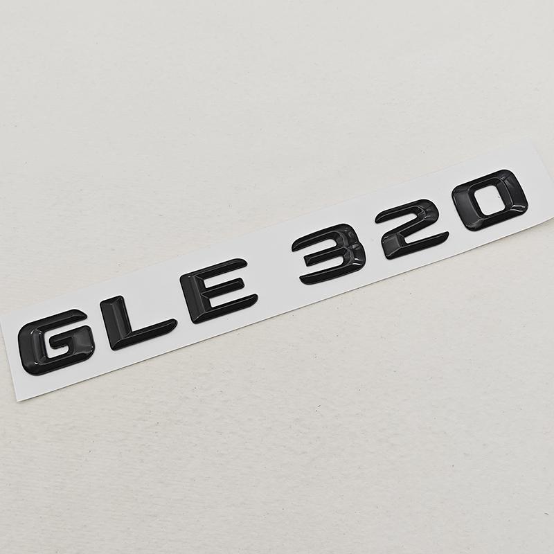 3D ABS Car Letters Logo GLE320 GLE350 Rear Trunk Badge Sticker Emblem For Mercedes Benz GLE Class GLE 320 GLE 350 Accessories