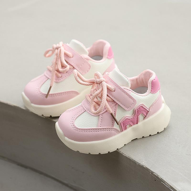 Kids Spring Autumn Sneakers Boys Girls Casual Dad Shoes Lightweight Breathable Running Trainers For Children