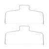 2pcs Stainless Steel Cake Slicer  Home Baking Bakery Cake Shop Restaurant Kitchen Daily