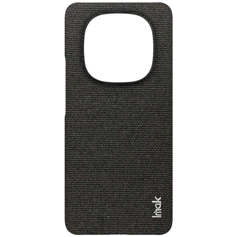 IMAK Série Ruiyi pro Xiaomi Redmi Note 14 Pro+ 5G Pouzdro Textilní Textura Kůže+PC Zadní Kryt Telefonu