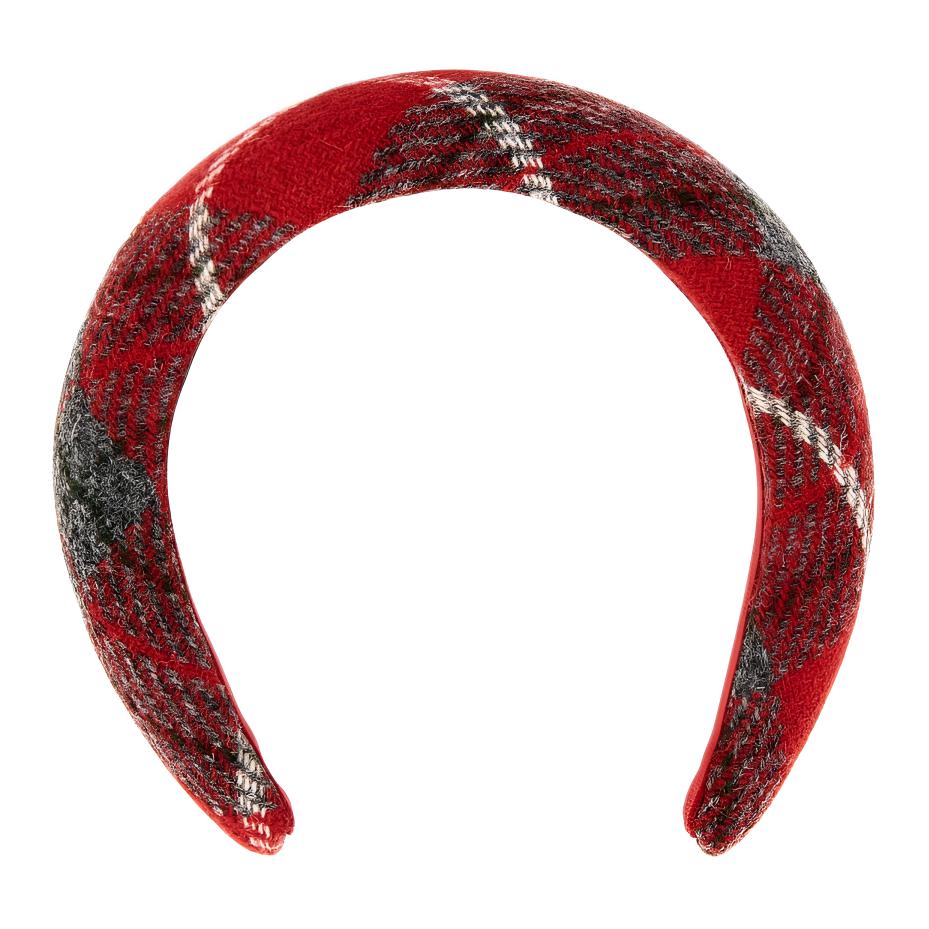 Vivienne Westwood Original Design Wool Headband Couple Style Unisex Accessories Red 8102001FW00W1H206 F,Red