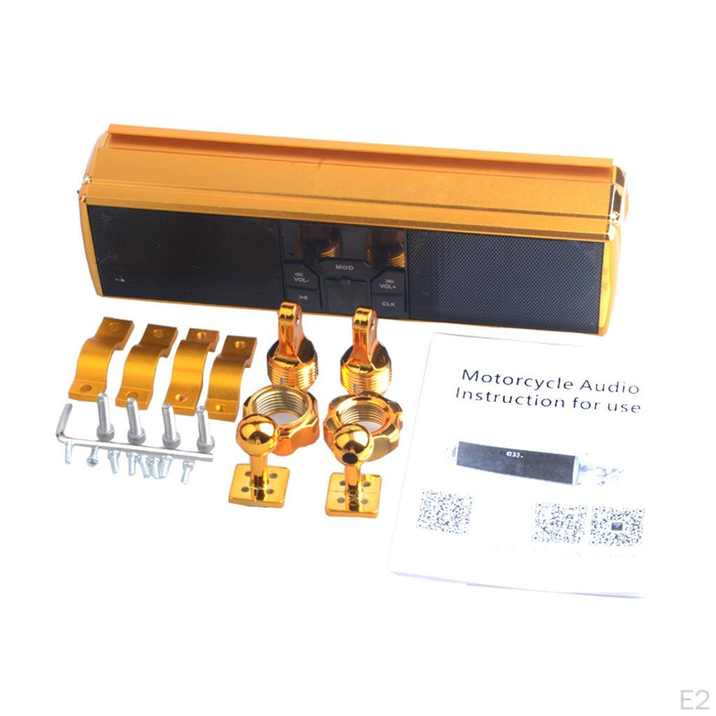 Motorrad Audio Soundsystem MP3 Lautsprecher Wasserdicht