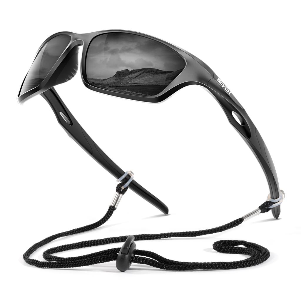 SCVCN Polarized Fishing Sunglasses Sports Sunglasses for Men and Women Cycling Glasses Mountain Bicycle Riding Goggle Bike UV400