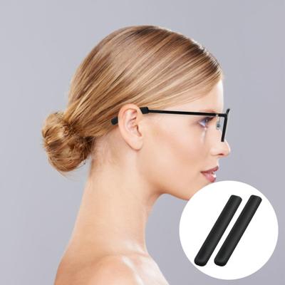 45326 Pairs Silicone Eyeglasses Temple Sleeve Lightweight Non-slip Glasses Retainers Tips Soft Ear Sock