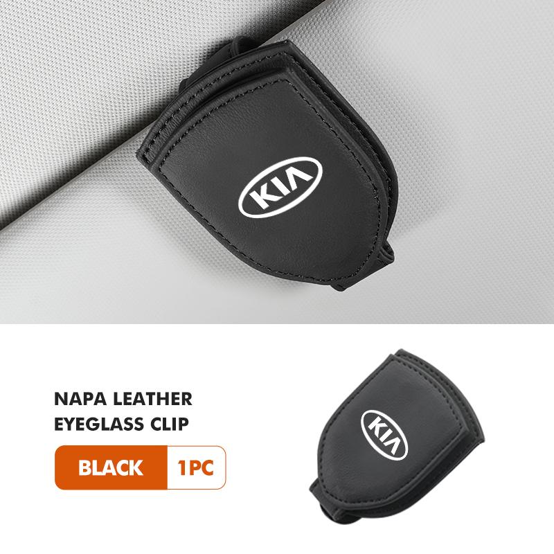 Car Glasses Holder Sun Visor Sunglasses Clip Card Accessories For KIA Ceed Sportage Rio K5 K2 Optima Cerato Proceed Venga