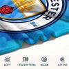 Man City Flannel Blanket, High quality Comfortable for All Seasons, Home Decor, Warmth and Comfort