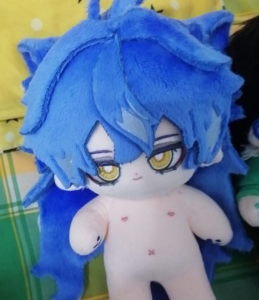 Genshin Impact Kyryll Chudomirovich Flins Peluche 20cm Vestito Cartone Animato Bambola di Peluche Flins Giocattolo Figura da Collezione Regali