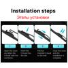 Wiper Front Wiper Blades For Kia Cerato 2003-2008 2004 2005 2006 2007 Windshield Windscreen Front Window 24"+16"