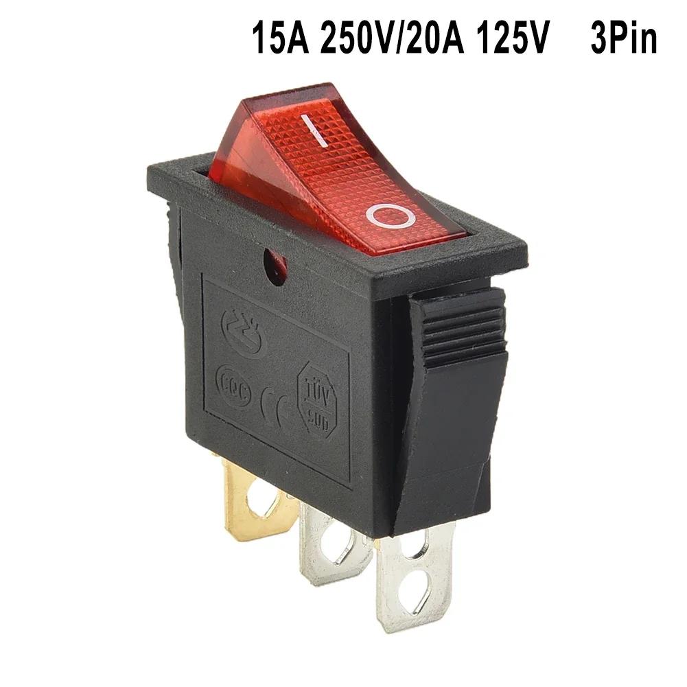 

For Household Appliances Rocker Switch Tools High Quality ON-OFF 3Pin Plastic 2nd Gear Rocker Switch Slim Type Ship Within 24 Hours