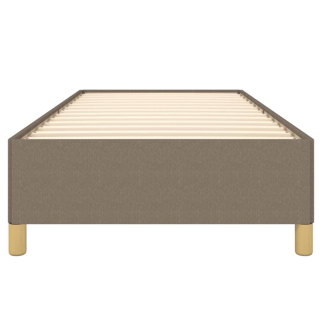 Vidaxl Struttura Letto Senza Materasso Taupe 90X200 Cm Tessuto
