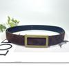 Women's Trendy Suede Square Buckle Belt