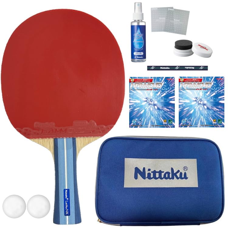 

Набор ракеток для настольного тенниса Nittaku для начинающих и игроков среднего уровня Latika Накладка для настольного тенниса Боковая ракетка 1 Обслуживание Студенты, Игроки, NK, Накладка,