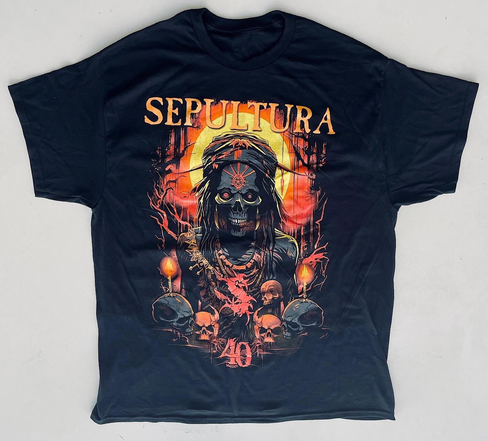 Sepultura Exclusive Celebrating Life Through Death Shirt All Size For Men TU386 M