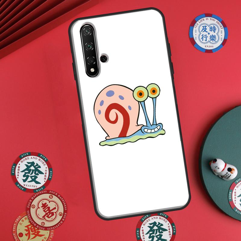 

Cartoon Animal Snail For Huawei P60 Pro P30 P40 Lite Nova 7i 8i 11i 12i 12s 10 9 SE Y90 Y60 Y70 Y72 Y61 Y91 Case Nova 10 SE