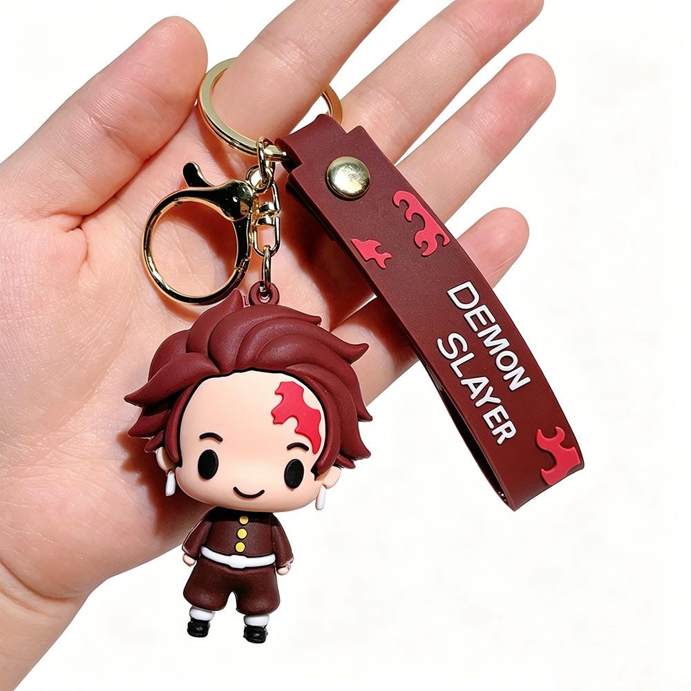 Cute Chibi Style Cartoon Girl Keychain Bag Pendant Doll Accessory