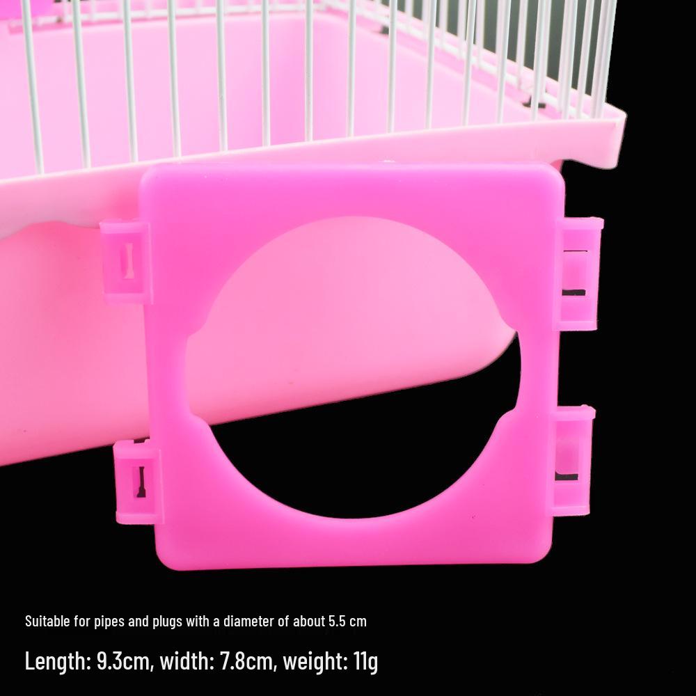 Hamster Maze Tunnel DIY Assembly: Small Pet Cage Villa Accessories with External Bathroom Sauna.