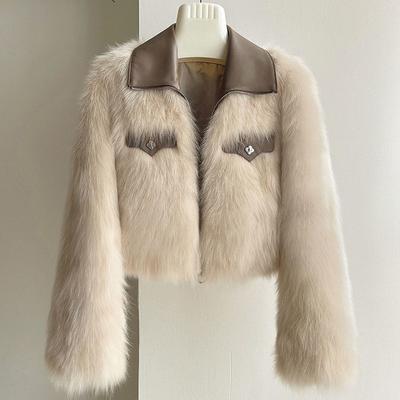 Thickened Korean Style Short Fur Coat for Women In Autumn and Winter