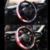 Car Leathers Steering Wheel Cover For MINI ONE Cooper S R55 R56 R60 R61 F54 F55 F56 F57 F60 Countryman Car Interior Accessories zbfhp66