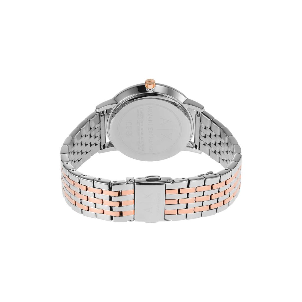 Analog Silver Dial Ladies Watch Two Tone [Armani Exchange] T-SERIES