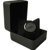 Hannah Martin Men's Ultra-Thin Dress Watch Waterproof Stainless Steel Band Black
