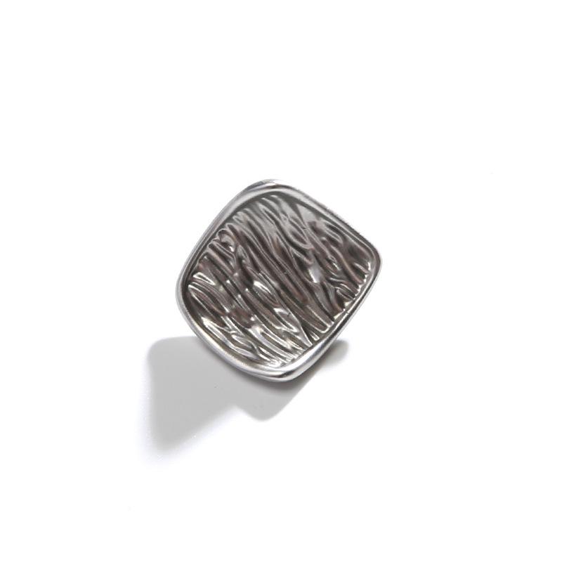 10Pcs Square Buttons Versatile Clothes Jacket Sweater Cardigan Special-Shaped Buttons High-End Beautiful Exquisite Metal Buttons