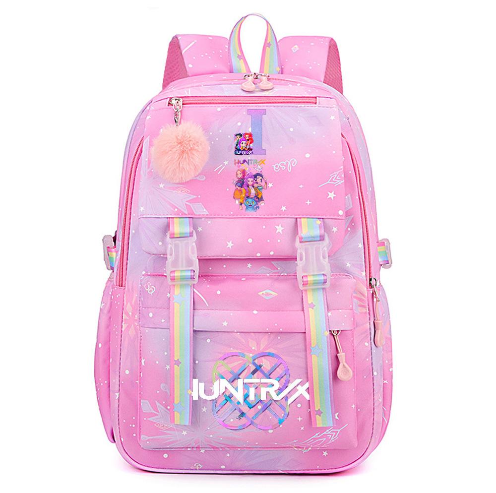 Rucsac Drăguț Anime K-Pop Vânători de Demoni Imprimat pentru Adolescent Student Fată Băiat Rucsac Rucsac Capacitate Mare Geantă de Călătorie Mochila