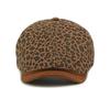 Spring Autumn Leopard Hat Women's Retro Beret Six-Piece Cap Painted Hat Newsboy Cap
